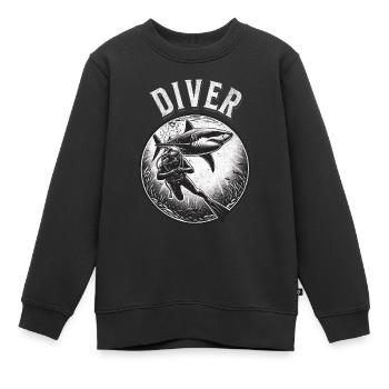 Tauchen Taucher - Kinder Premium Organic Sweatshirt - Schwarz - Vorne - AI Model Kid Female (0cm)