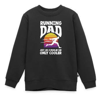 Leichtathletik Sportler - Kinder Premium Organic Sweatshirt - Schwarz - Vorne - AI Model Kid Female (0cm)
