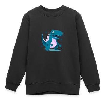 Dragon Dragon Enfant Enfants - Sweat Premium enfant bio - noir - Devant - AI Model Kid Female (0cm)