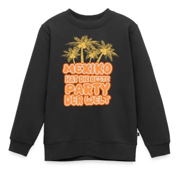 Vacances Mexique - Sweat Premium enfant bio - noir - Devant - AI Model Kid Female (0cm)