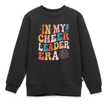 Cheerleader - Kinder Premium Organic Sweatshirt - Schwarz - Vorne - AI Model Kid Female (0cm)