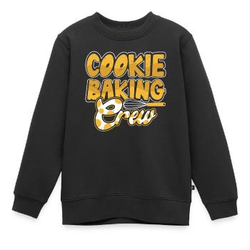 Cuire - Sweat Premium enfant bio - noir - Devant - AI Model Kid Female (0cm)