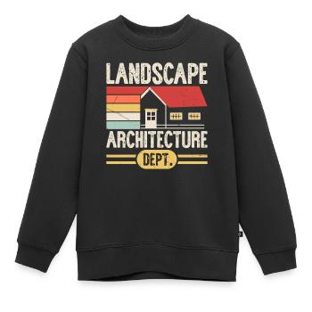 Architekt - Kinder Premium Organic Sweatshirt - Schwarz - Vorne - AI Model Kid Female (0cm)