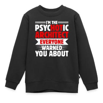 Architekt - Kinder Premium Organic Sweatshirt - Schwarz - Vorne - AI Model Kid Female (0cm)