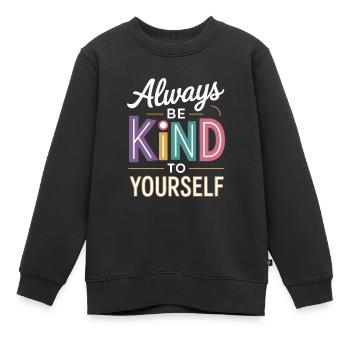Psychische Gesundheit Mental Health - Kinder Premium Organic Sweatshirt - Schwarz - Vorne - AI Model Kid Female (0cm)