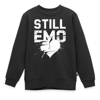 Toujours Emo ! Emo Goth Alternative - Sweat Premium enfant bio - noir - Devant - AI Model Kid Female (0cm)