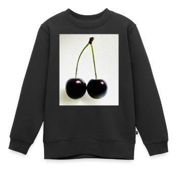 Cerise - Sweat Premium enfant bio - noir - Devant - AI Model Kid Female (0cm)