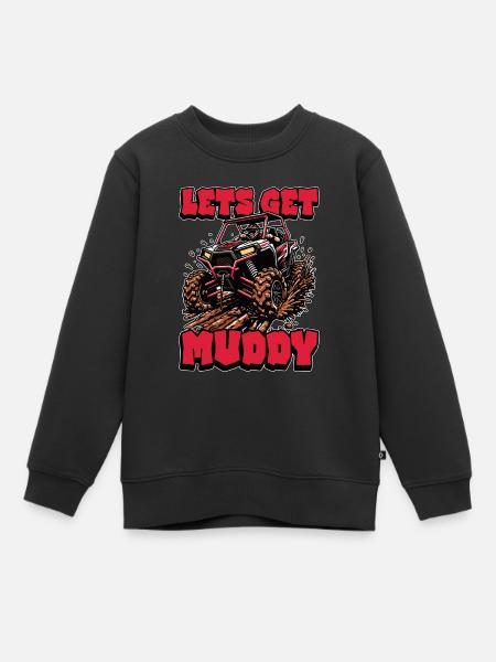 Mud Racing permet d’obtenir un amateur de boue boueuse - Sweat Premium enfant bio - noir