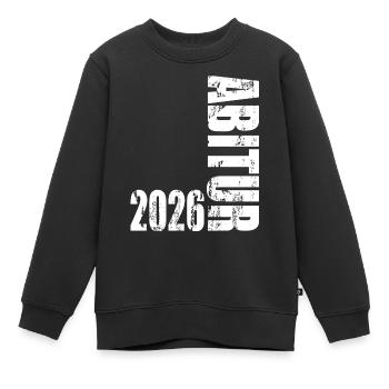 Abitur 2026 - Kinder Premium Organic Sweatshirt - Schwarz - Vorne - AI Model Kid Female (0cm)