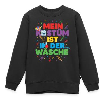 Mon cadeau de clown en lingerie costumé - Sweat Premium enfant bio - noir - Devant - AI Model Kid Female (0cm)