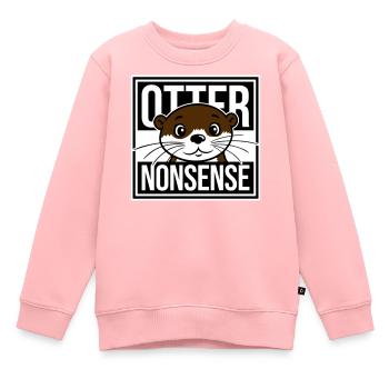 Otter Nonsense Lustig Wortspiel Otter Liebe Spruch - Kinder Premium Organic Sweatshirt - Rosa - Vorne - AI Model Kid Female (0cm)