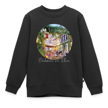 Rüdesheim am Rhein,kreis,landschaft - Sweat Premium enfant bio - noir - Devant - AI Model Kid Female (0cm)