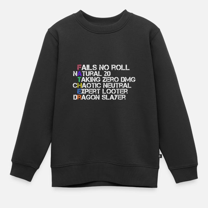 Tabletop Père RPG - Sweat Premium enfant bio - noir