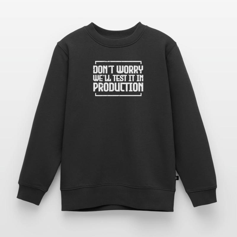Programmierer Code Informatik Coder Geschenk Kinder Premium Organic Sweatshirt
