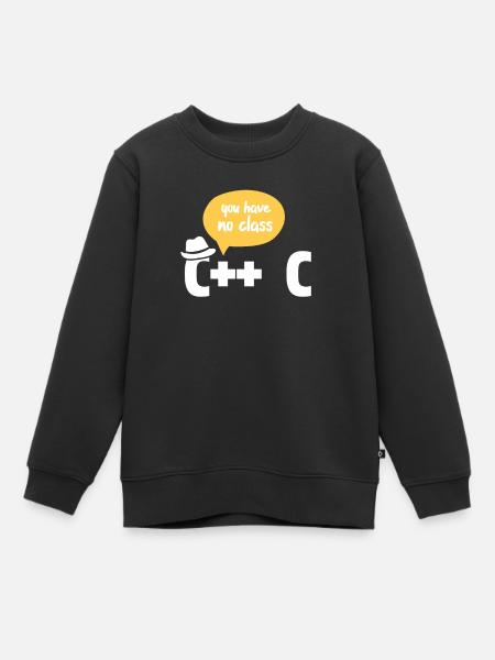 Programmeur - Sweat Premium enfant bio - noir