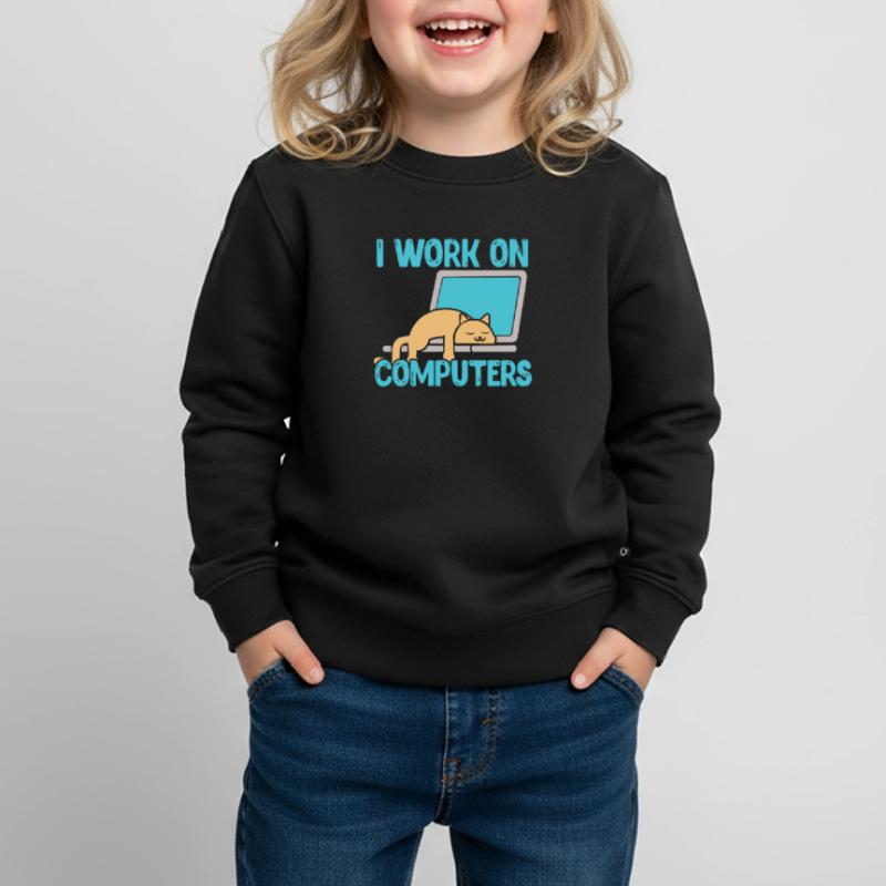 Programmierer Computer Code Informatik Geschenk Kinder Premium Organic Sweatshirt