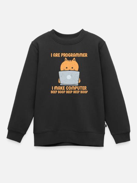 Programmierer - Kinder Premium Organic Sweatshirt - Schwarz