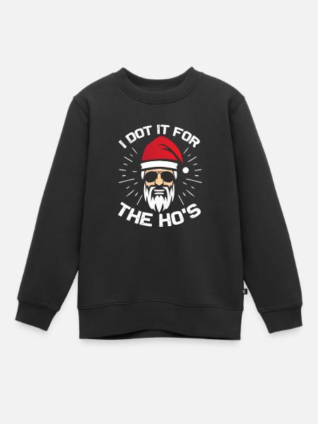Santa Claus - Kids Premium Organic Sweatshirt - black