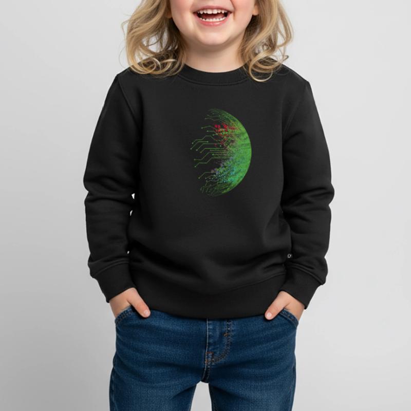 Cadeau de nerd informatique programmeur de code binaire Sweat Premium enfant bio
