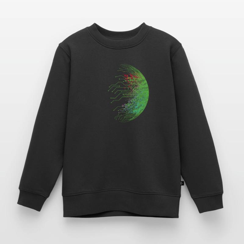 Cadeau de nerd informatique programmeur de code binaire Sweat Premium enfant bio
