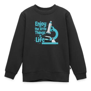 la biologie - Sweat Premium enfant bio - noir - Devant - AI Model Kid Female (0cm)
