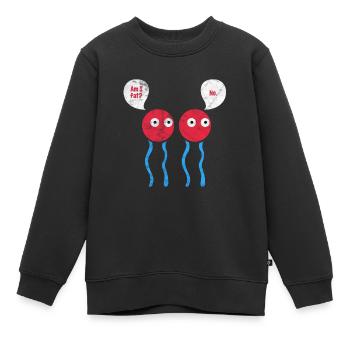 Biologie - Sweat Premium enfant bio - noir - Devant - AI Model Kid Female (0cm)