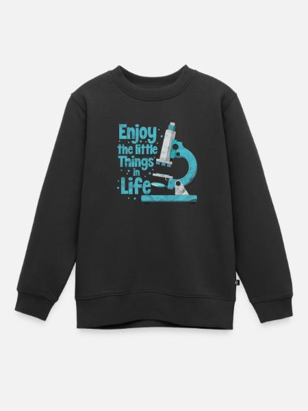 Cadeau de laboratoire de biologie science chimie - Sweat Premium enfant bio - noir