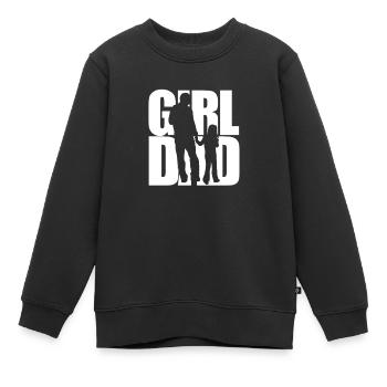 Vater Tochter - Kinder Premium Organic Sweatshirt - Schwarz - Vorne - AI Model Kid Female (0cm)