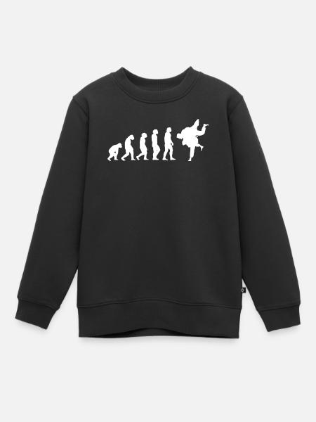 JUDO EVOLUTION JUDO Judoka JUDO Kampfsport - Kinder Premium Organic Sweatshirt - Schwarz