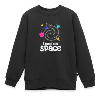 Astronomie Planeten - Kinder Premium Organic Sweatshirt - Schwarz - Vorne - AI Model Kid Female (0cm)