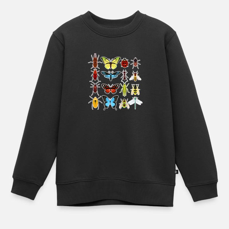 insectes - Sweat Premium enfant bio - noir