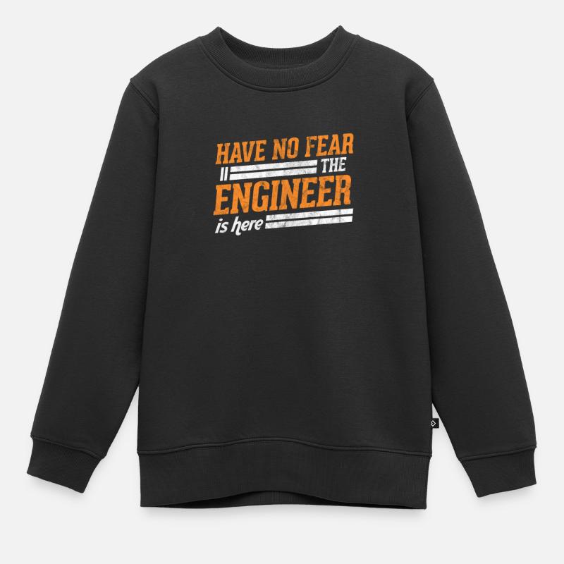 Ingenieur - Kinder Premium Organic Sweatshirt - Schwarz