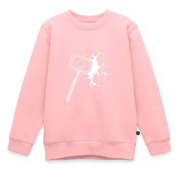 Vikings - Sweat Premium enfant bio - rose - Devant - AI Model Kid Female (0cm)
