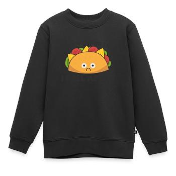 Taco Every now & then I fall apart Cinco - Sweat Premium enfant bio - noir - Devant - AI Model Kid Female (0cm)