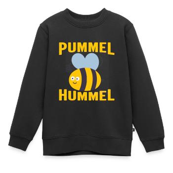 Pummel Hummel - Kinder Premium Organic Sweatshirt - Schwarz - Vorne - AI Model Kid Female (0cm)