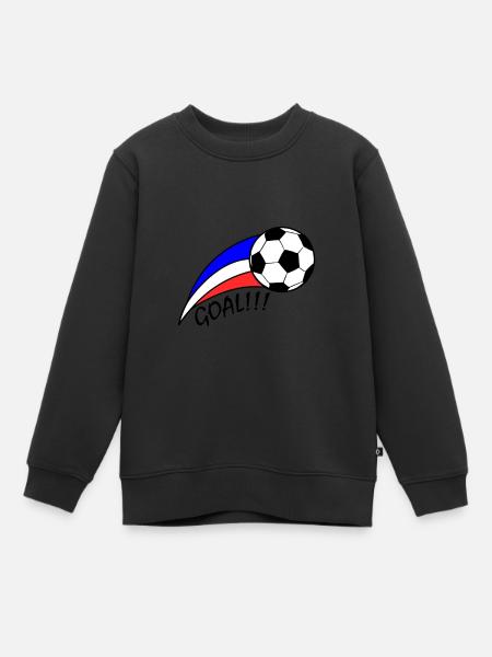 Football France Cool humour football - Sweat Premium enfant bio - noir