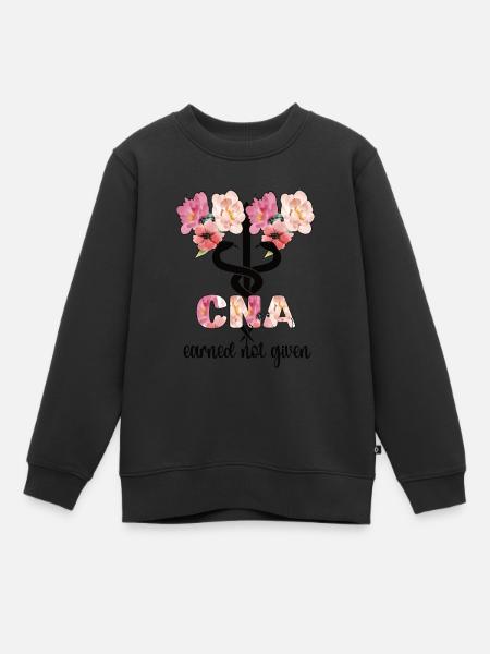 Aide-soignante certifiée CNA Aide soignante - Sweat Premium enfant bio - noir
