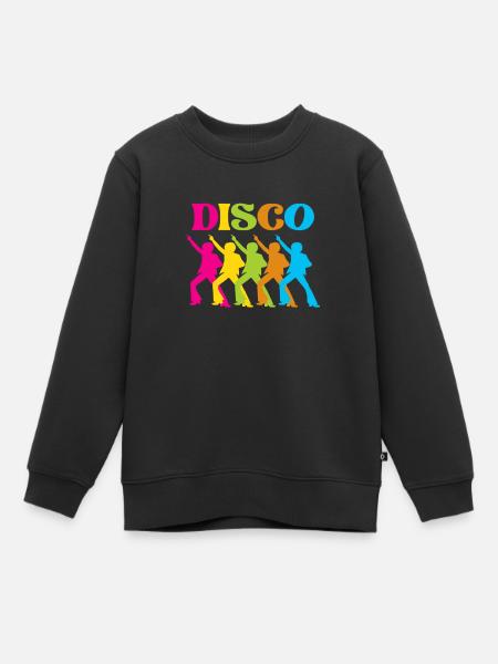 Disco 70 années 80 80s 80s rétro cadeau - Sweat Premium enfant bio - noir