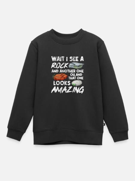 Géologie - Sweat Premium enfant bio - noir