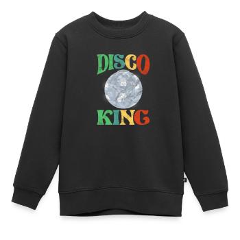 Disco - Kinder Premium Organic Sweatshirt - Schwarz - Vorne - AI Model Kid Female (0cm)
