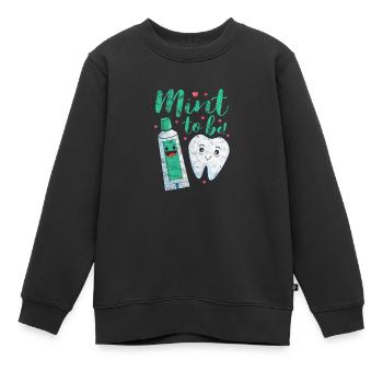 Zahnarzt - Kinder Premium Organic Sweatshirt - Schwarz - Vorne - AI Model Kid Female (0cm)