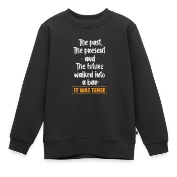 Englisch Lehrer - Kinder Premium Organic Sweatshirt - Schwarz - Vorne - AI Model Kid Female (0cm)