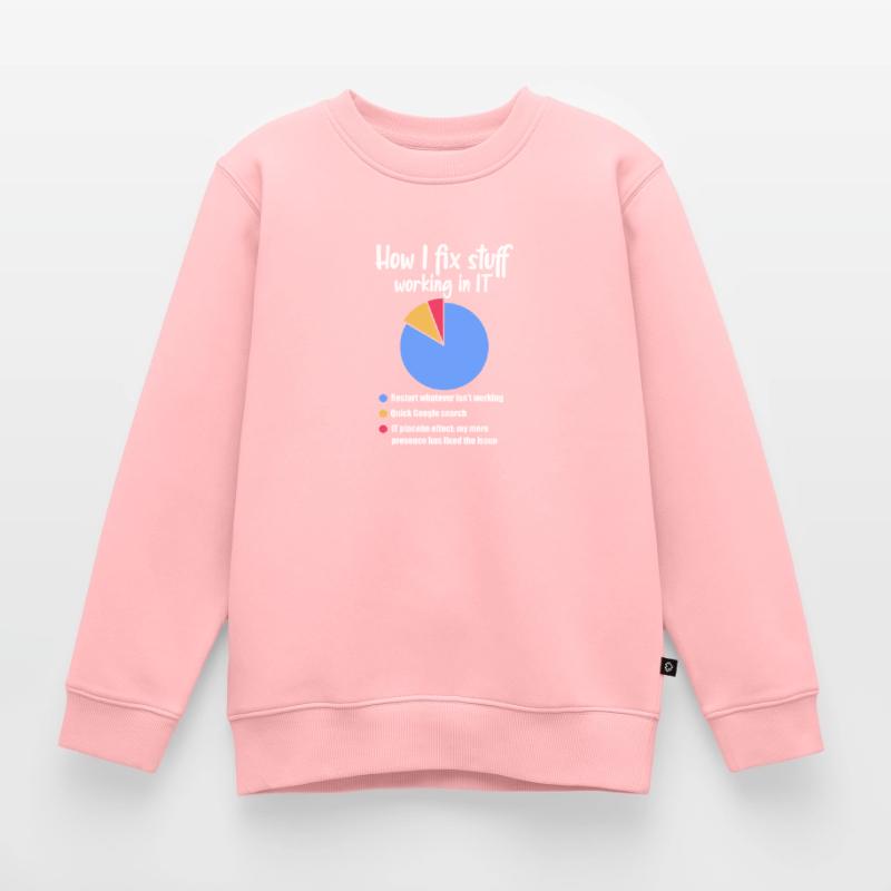 Technischer Support Computer It Admin Geschenk Kinder Premium Organic Sweatshirt