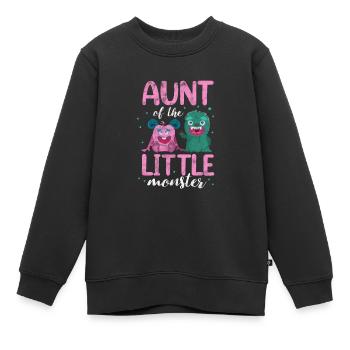 Tante - Sweat Premium enfant bio - noir - Devant - AI Model Kid Female (0cm)