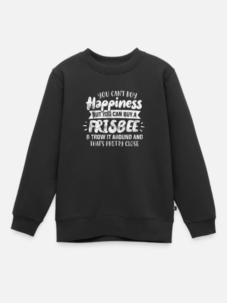 Ultimate Frisbee - Kids Premium Organic Sweatshirt - black