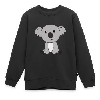 Koala mignon animaux mignons pour les enfants mignons - Sweat Premium enfant bio - noir - Devant - AI Model Kid Female (0cm)