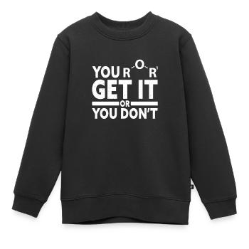 Chemie - Kinder Premium Organic Sweatshirt - Schwarz - Vorne - AI Model Kid Female (0cm)