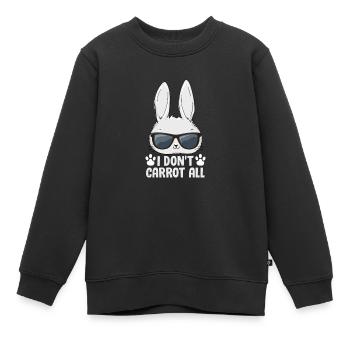 Lièvre - Sweat Premium enfant bio - noir - Devant - AI Model Kid Female (0cm)