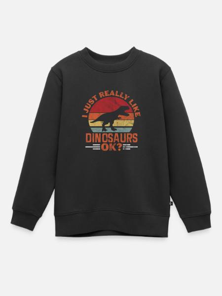 Paléontologie - Sweat Premium enfant bio - noir