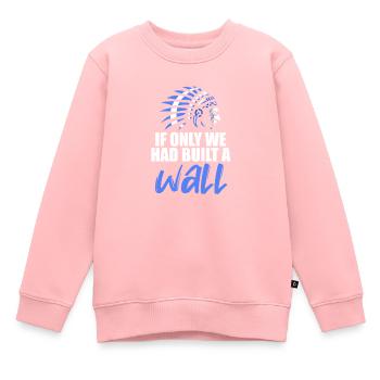 Indien - Sweat Premium enfant bio - rose - Devant - AI Model Kid Female (0cm)